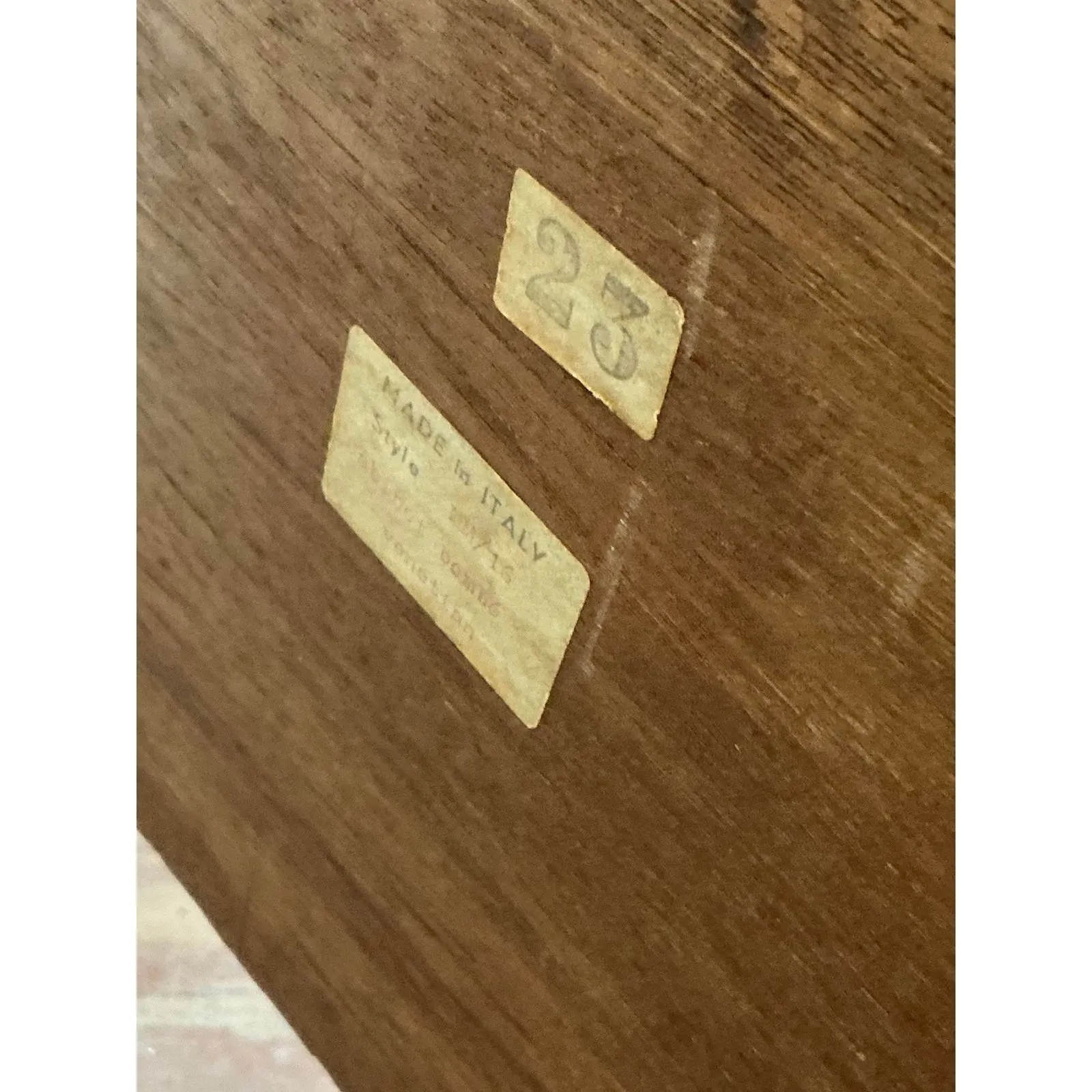 Vintage Italian Burl Wood Curio Cabinet — additional photo 4