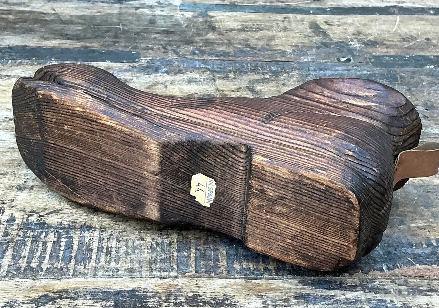 Vintage Italian Carved Wooden Shoe — additional photo 5
