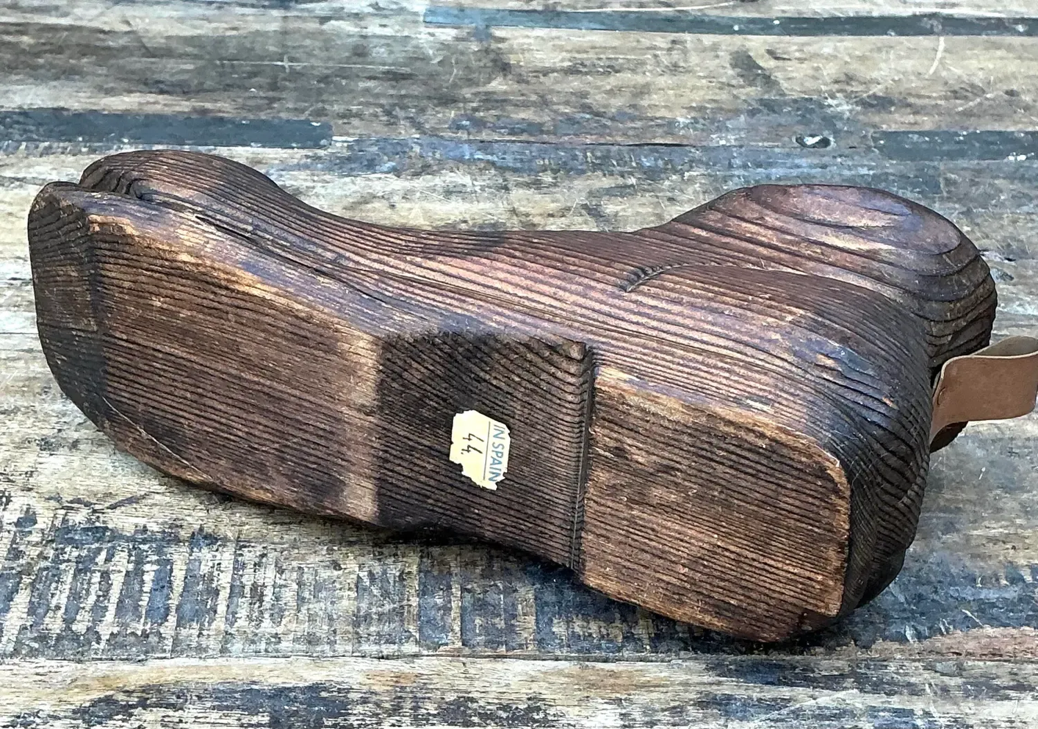 Vintage Italian Carved Wooden Shoe — additional photo 7