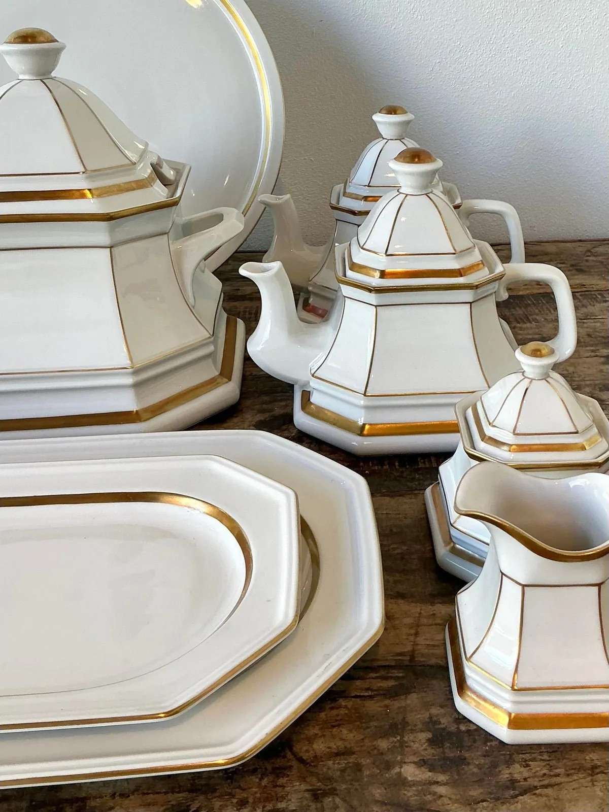 Vintage Italian Gallerie De Porcelaine “Lombardi Medici” Serving Set of 11 — additional photo 2