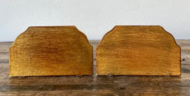 Vintage Italian Gilt Wall Brackets - A Pair — additional photo 4