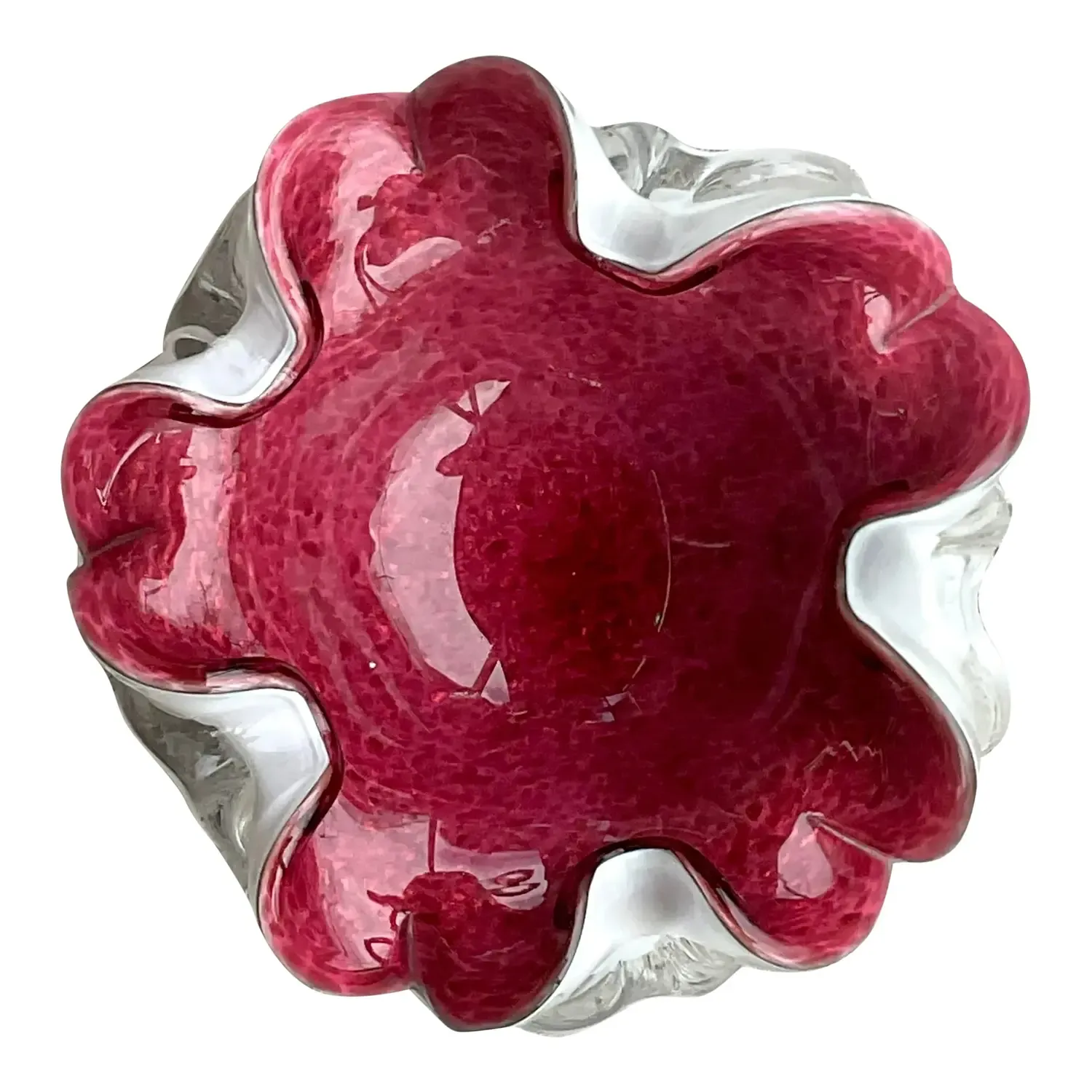 Vintage Italian Glass Bowl After Murano — additional photo 1