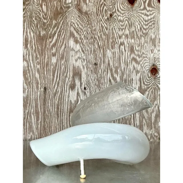 Vintage Italian Glass Knot Table Lamp — additional photo 3
