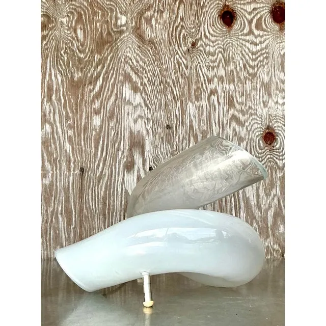 Vintage Italian Glass Knot Table Lamp — additional photo 5