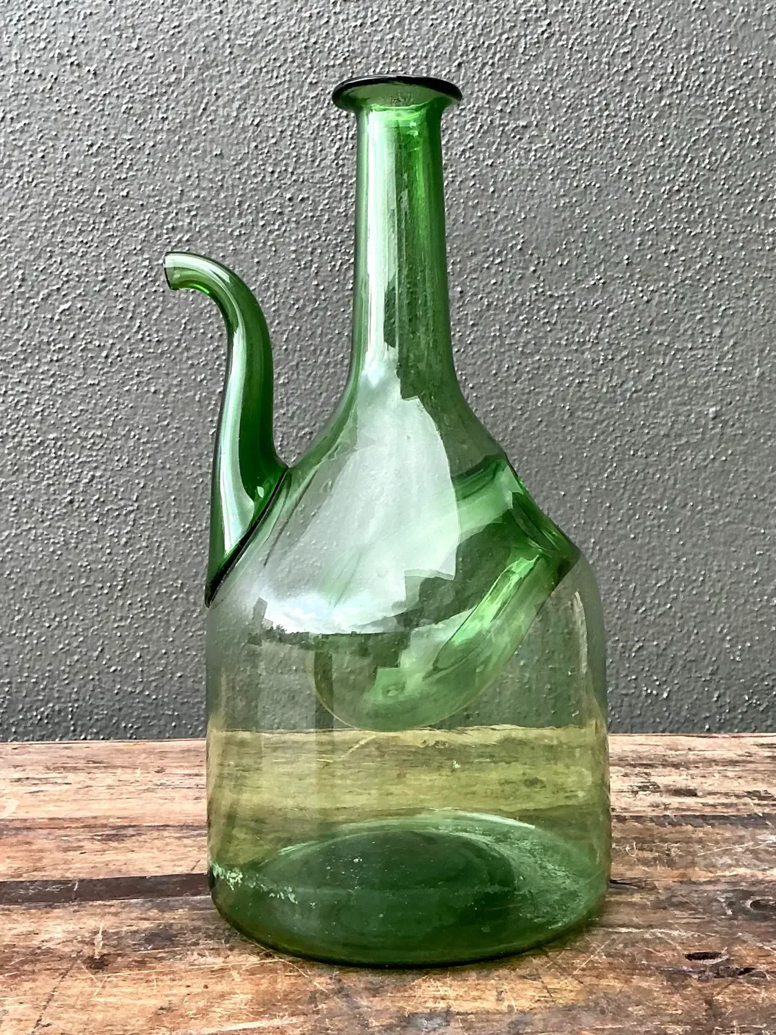 Vintage Italian Glass Wine Decanter — additional photo 3