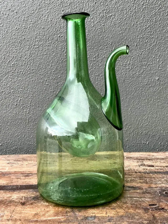 Vintage Italian Glass Wine Decanter — additional photo 5