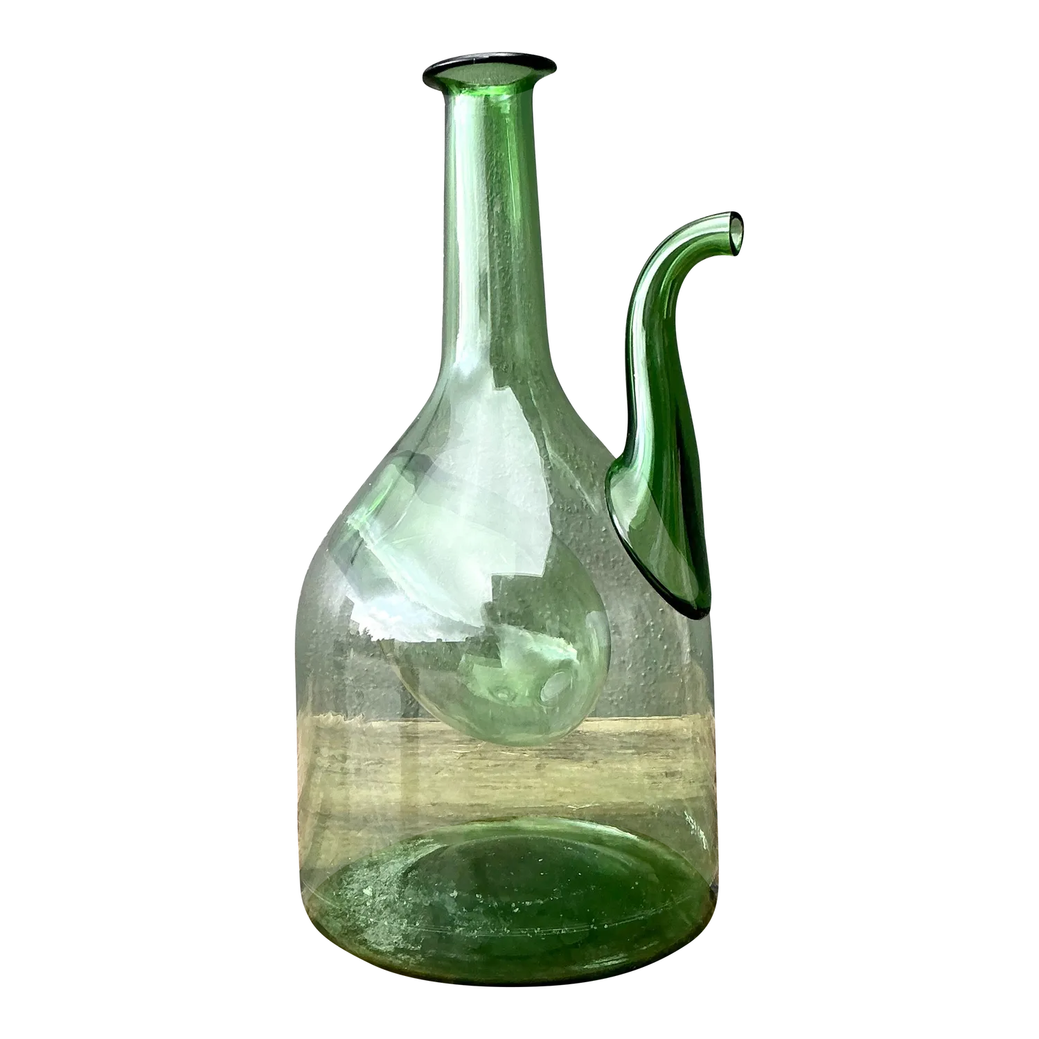 Vintage Italian Glass Wine Decanter — additional photo 6
