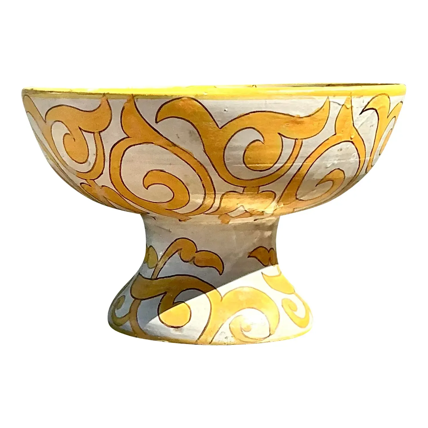 Vintage Italian Glazed Ceramic Bowl — additional photo 1
