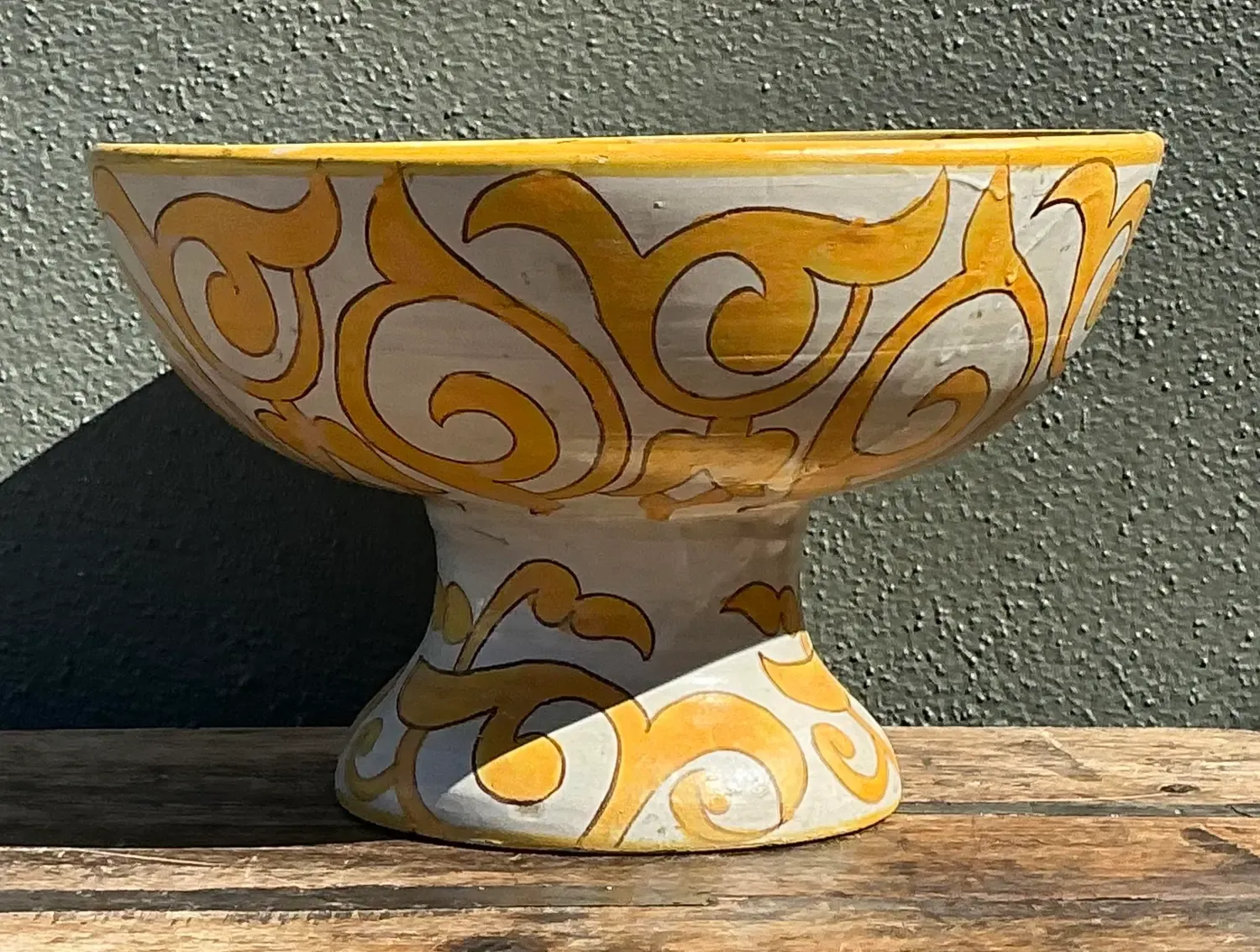 Vintage Italian Glazed Ceramic Bowl — additional photo 3