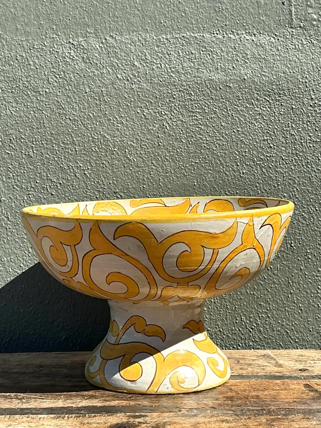 Vintage Italian Glazed Ceramic Bowl — additional photo 4