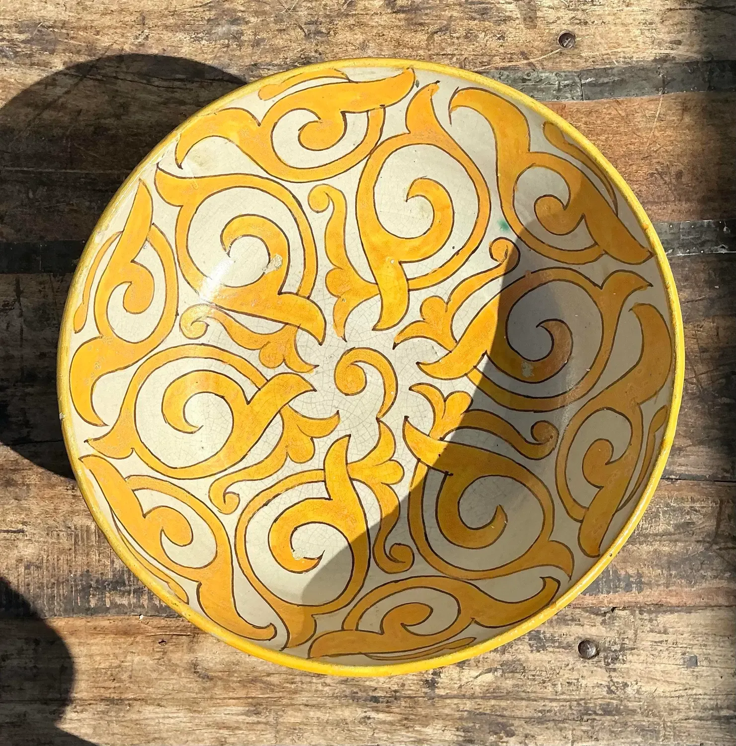 Vintage Italian Glazed Ceramic Bowl — additional photo 7