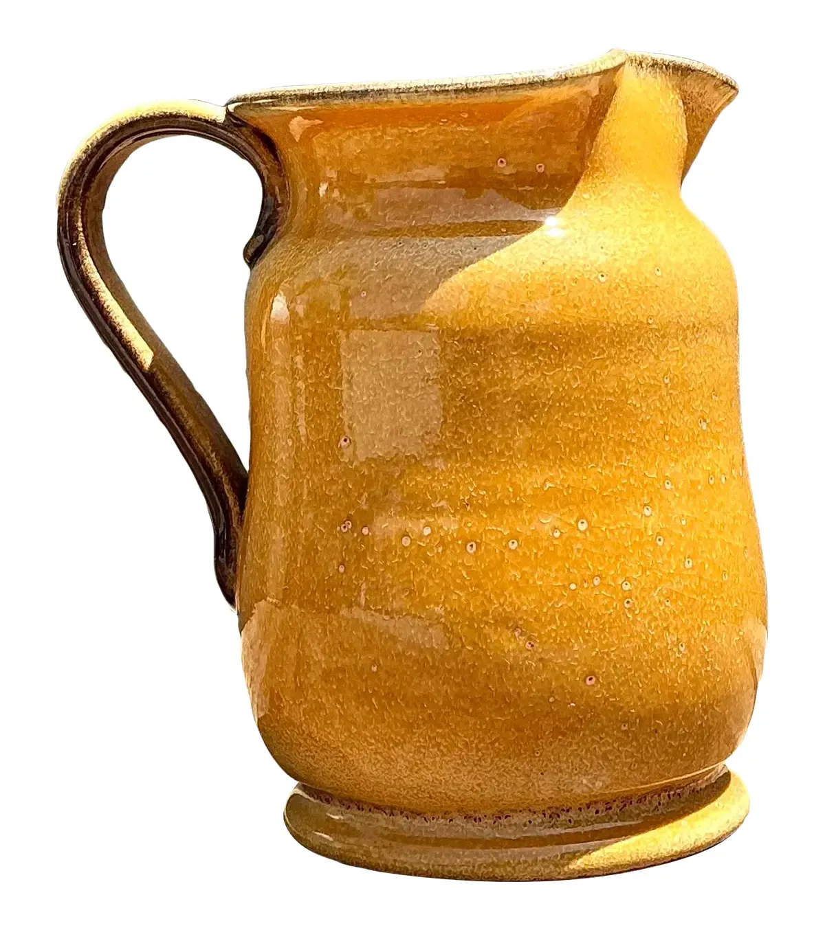 Vintage Italian Glazed Ceramic Pitcher