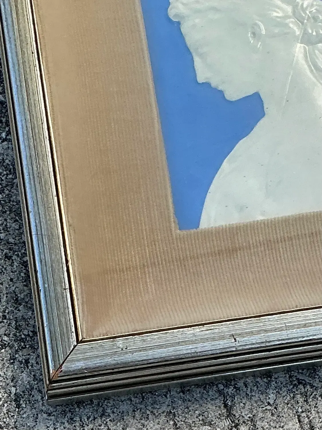 Vintage Italian Glazed Ceramic Profile Tile — additional photo 3