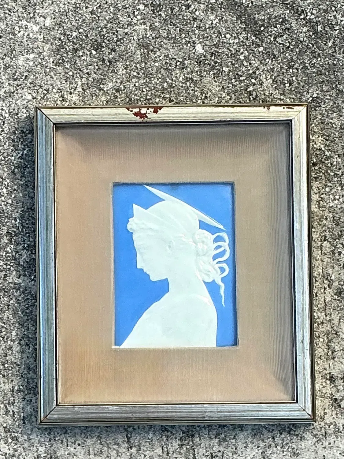 Vintage Italian Glazed Ceramic Profile Tile — additional photo 7