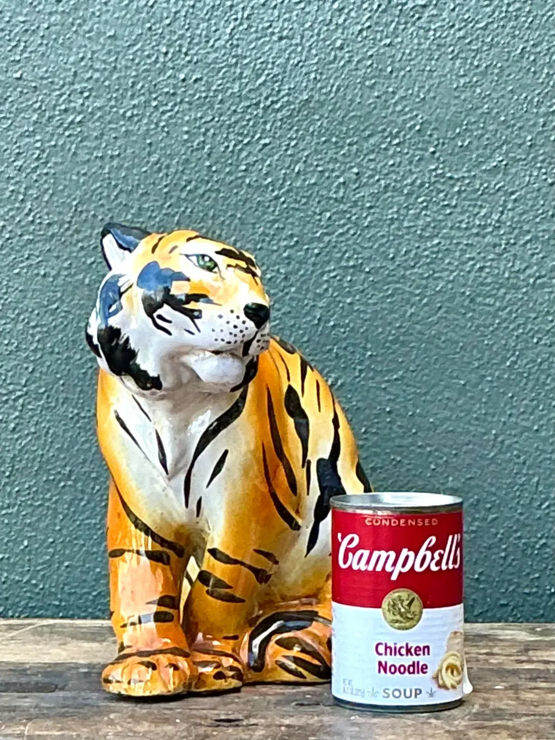 Vintage Italian Glazed Ceramic Tiger — additional photo 5
