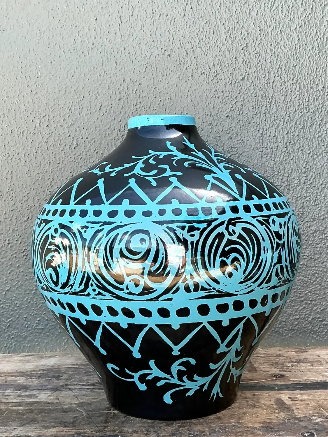 Vintage Italian Glazed Ceramic Urn — additional photo 5