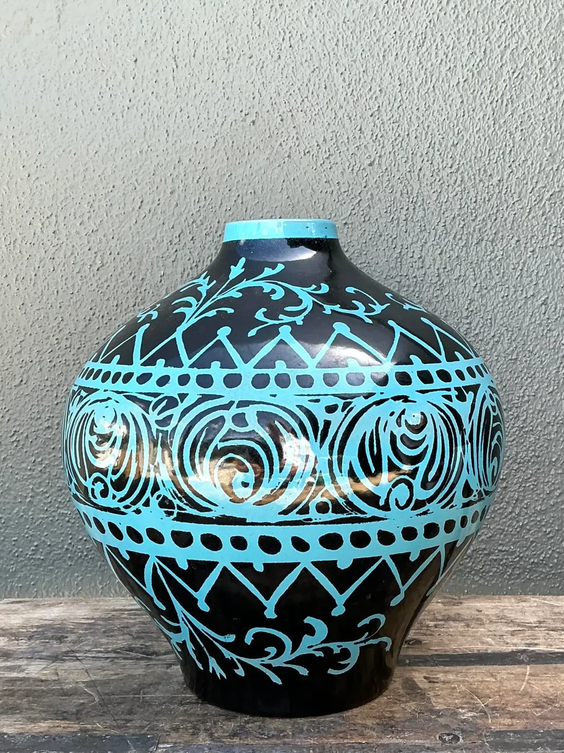 Vintage Italian Glazed Ceramic Urn — additional photo 6
