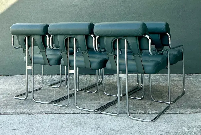 Vintage Italian Guido Faleschini “Tucaroma”:Dining Chairs - Set of 6 — additional photo 3