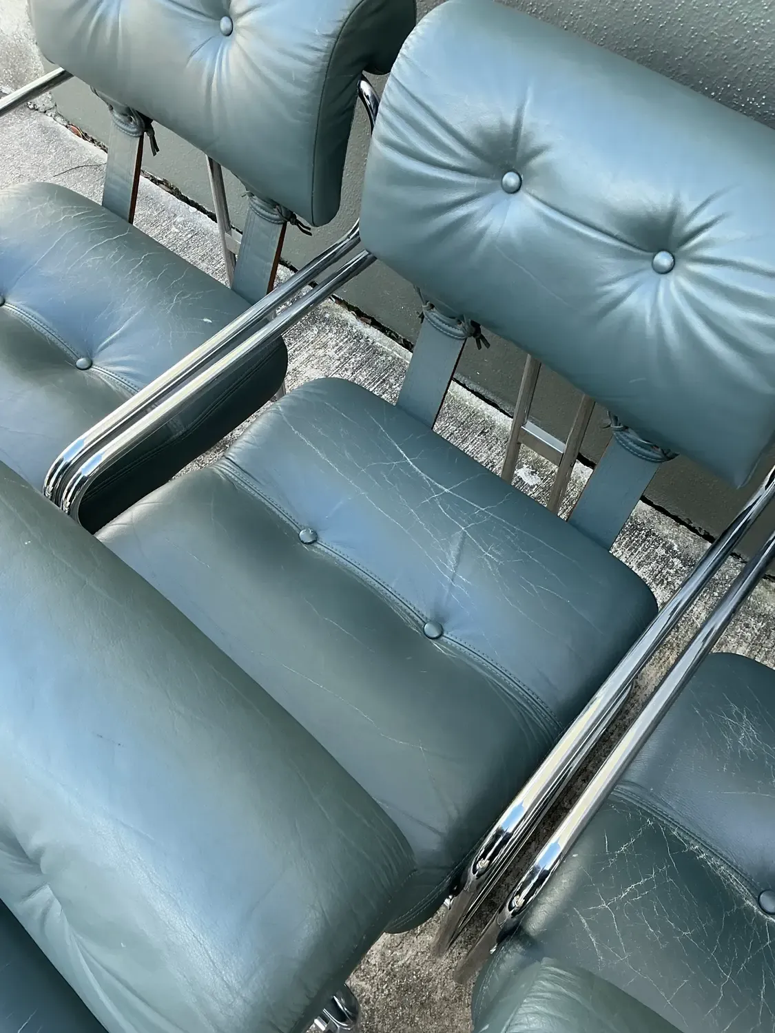 Vintage Italian Guido Faleschini “Tucaroma”:Dining Chairs - Set of 6 — additional photo 4