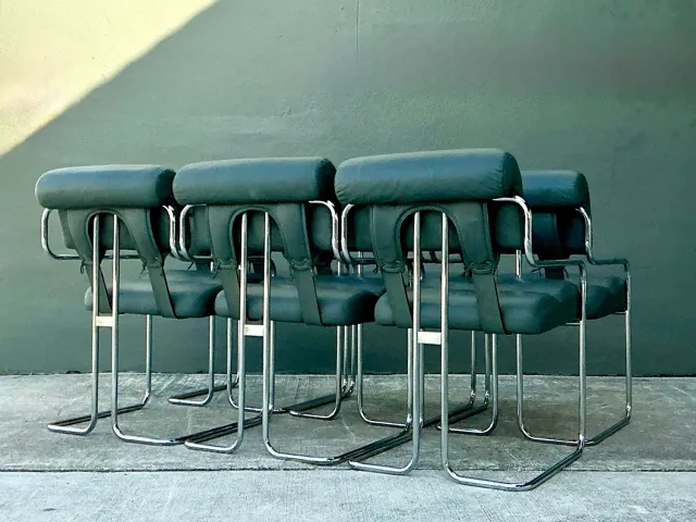 Vintage Italian Guido Faleschini “Tucaroma”:Dining Chairs - Set of 6 — additional photo 5