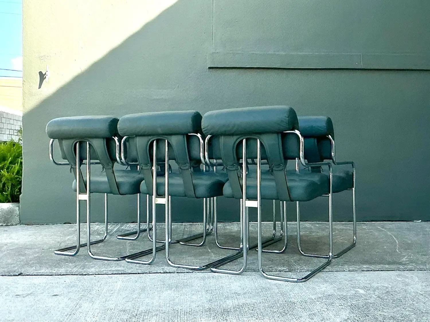 Vintage Italian Guido Faleschini “Tucaroma”:Dining Chairs - Set of 6 — additional photo 8