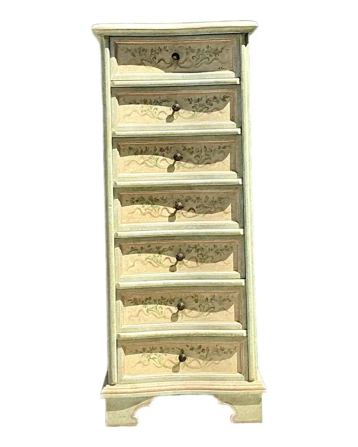 Vintage Italian Hand Painted Ligerie Chest