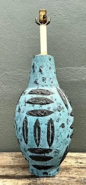 Vintage Italian Mid-Century Modern Leaves Lamp — additional photo 3