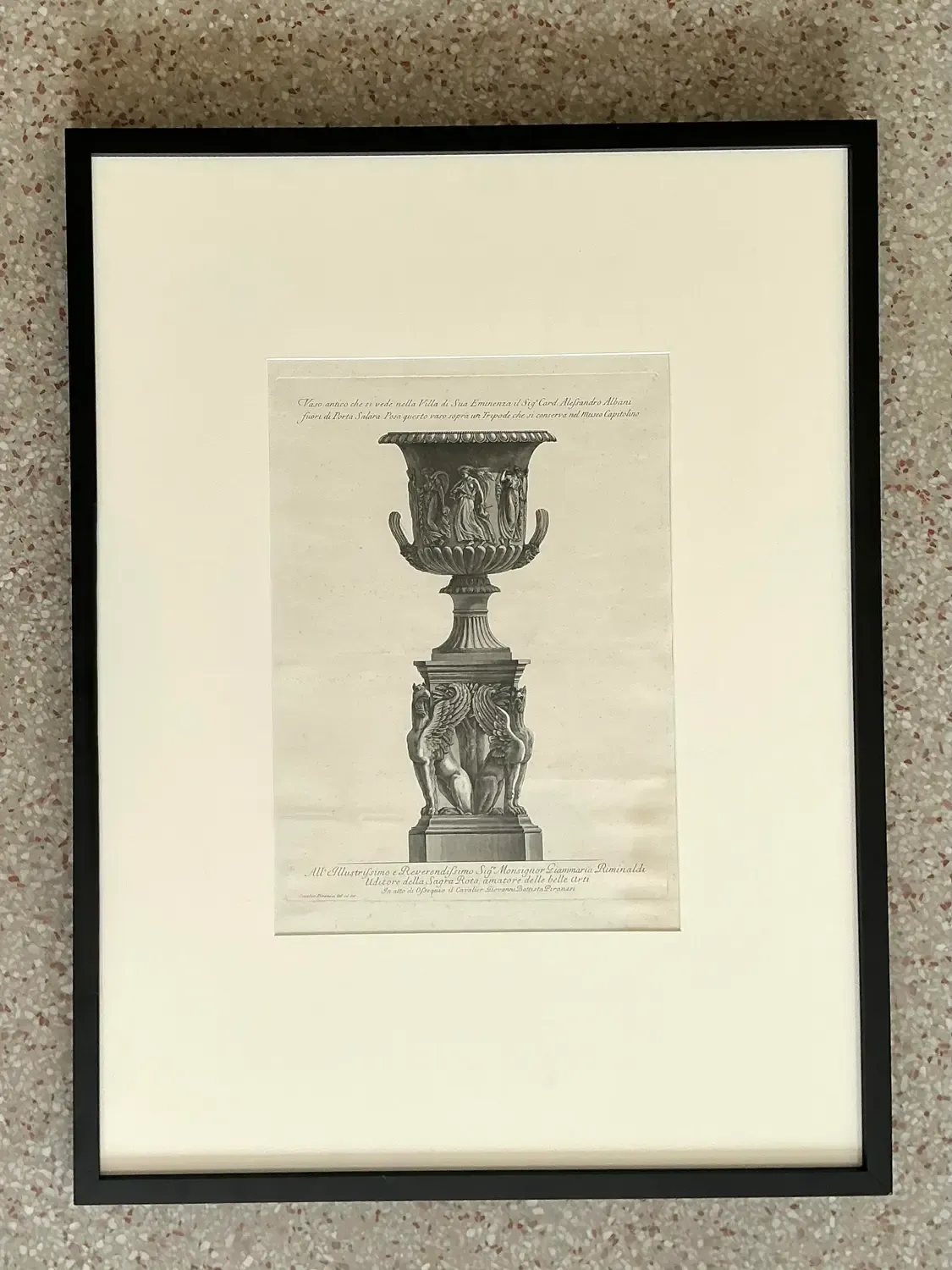 Vintage Italian Monumental Giovanni Batista Parinesi Urn Print — additional photo 3