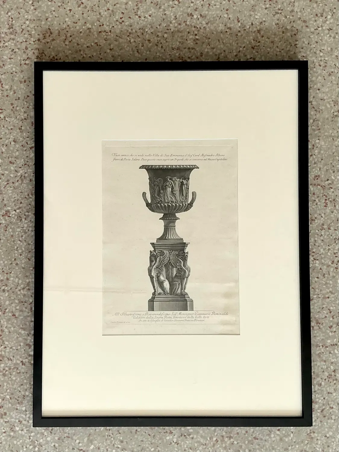 Vintage Italian Monumental Giovanni Batista Parinesi Urn Print — additional photo 5