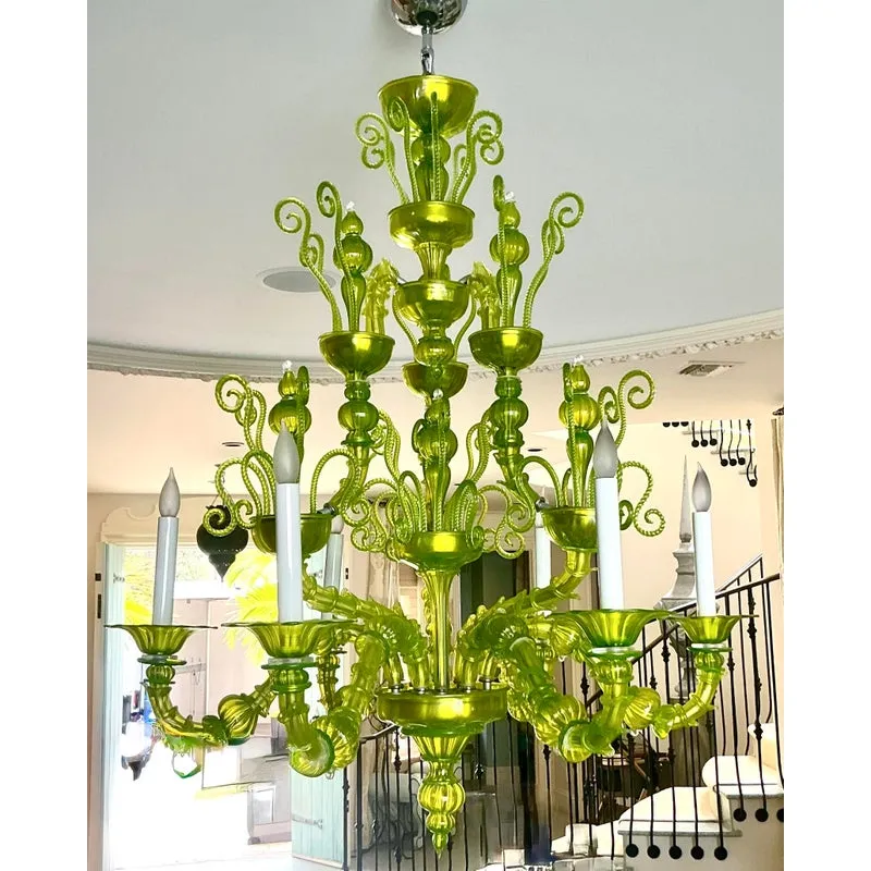 Vintage Italian Monumental Murano Glass Chandelier — additional photo 3