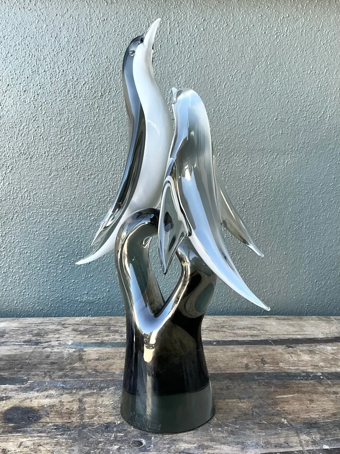 Vintage Italian Murano Seguso Glass Birds — additional photo 8