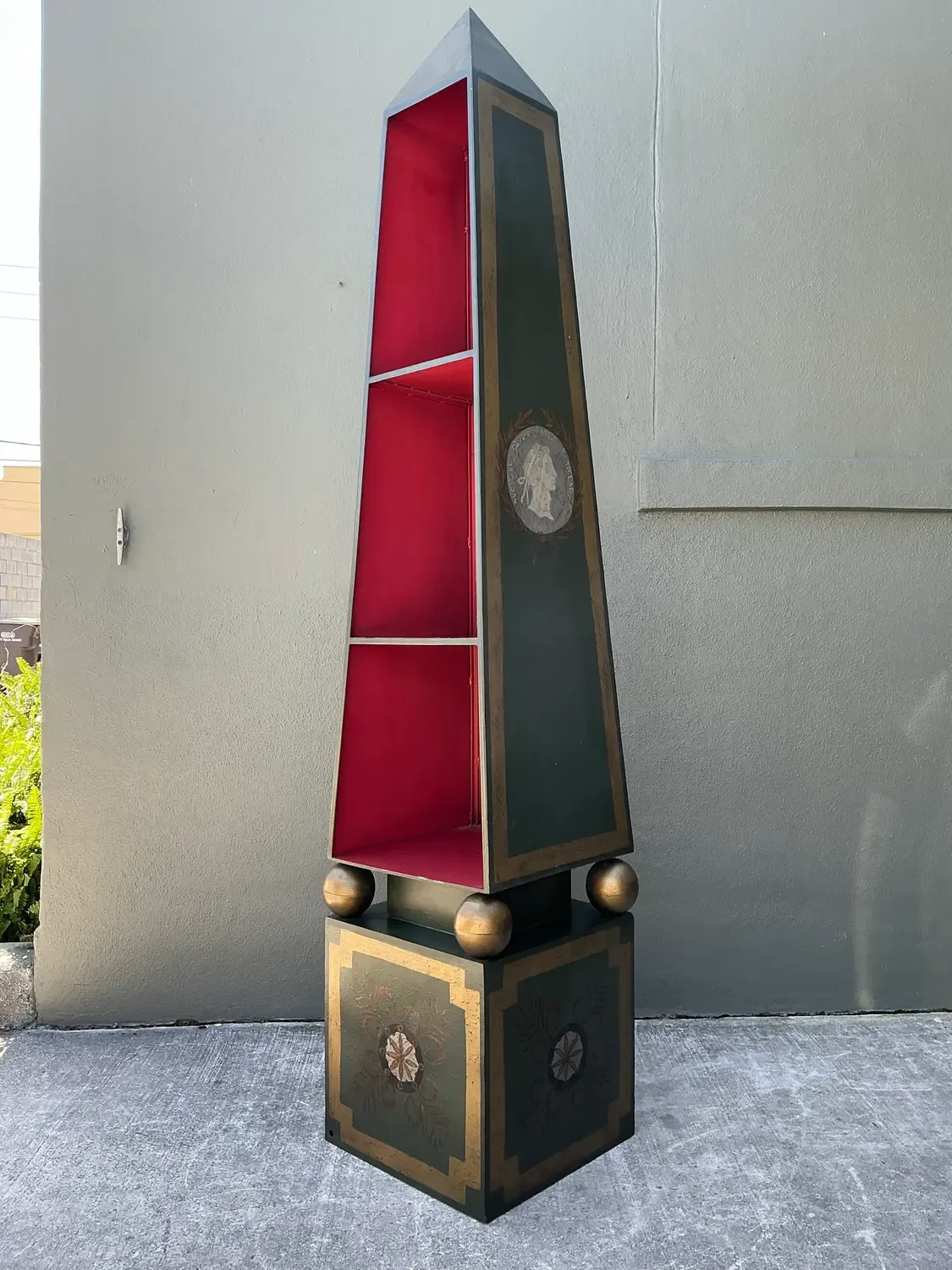 Vintage Italian Renzo Mongiardino Hand Painted Tole Etagere — additional photo 8