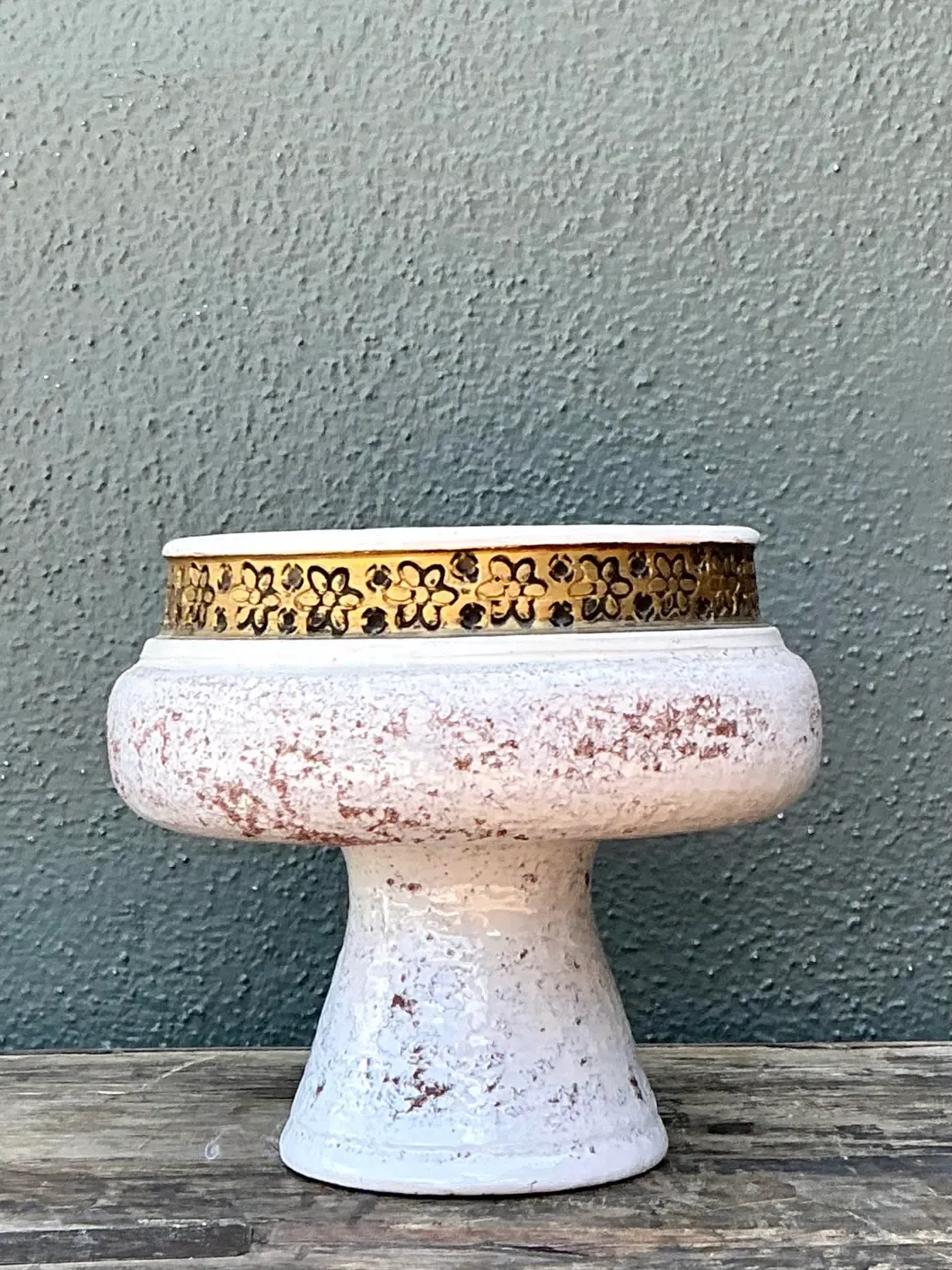 Vintage Italian Rosenthal Nutter Glazed Ceramic Bowl — additional photo 6