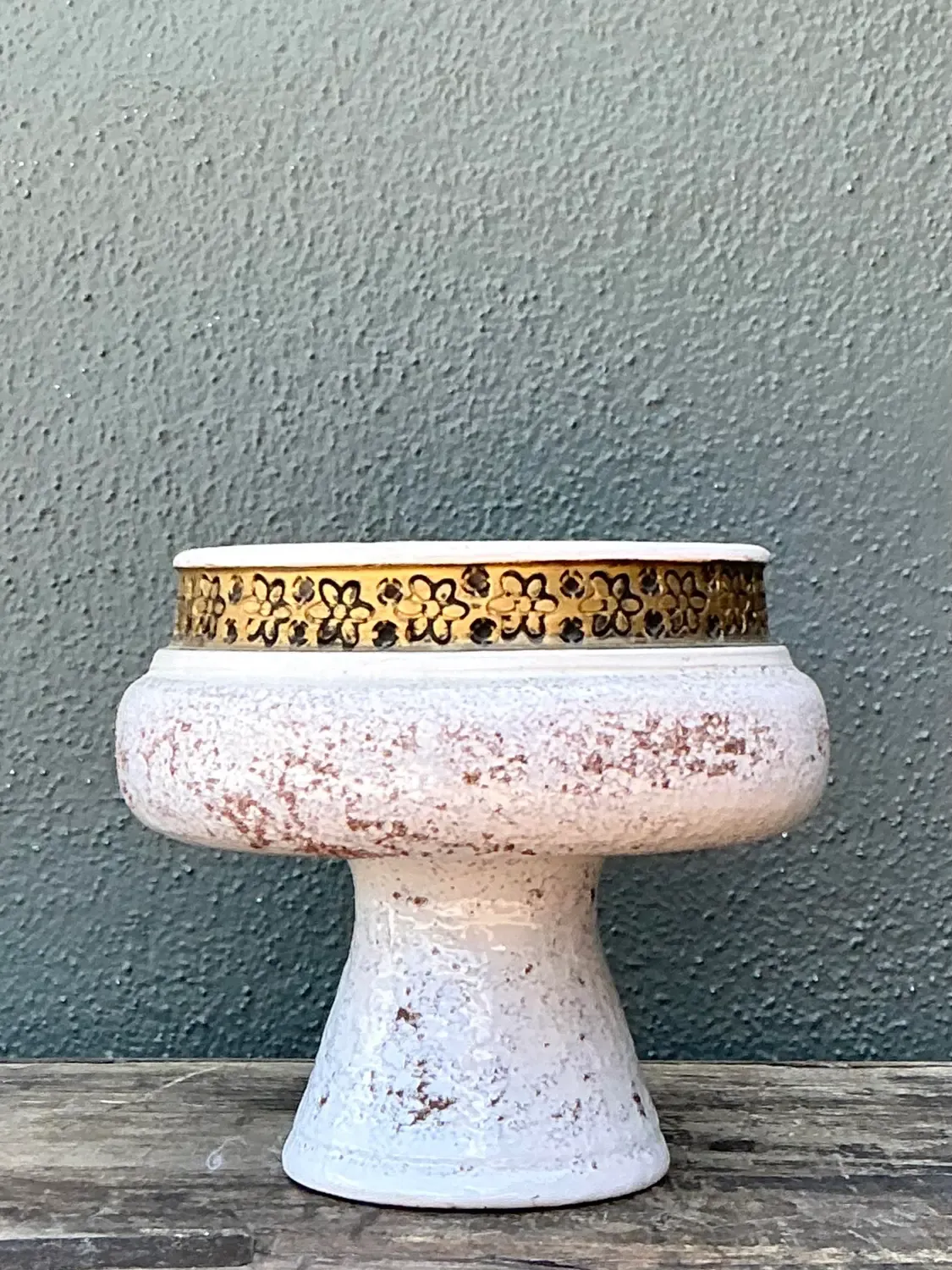 Vintage Italian Rosenthal Nutter Glazed Ceramic Bowl — additional photo 5