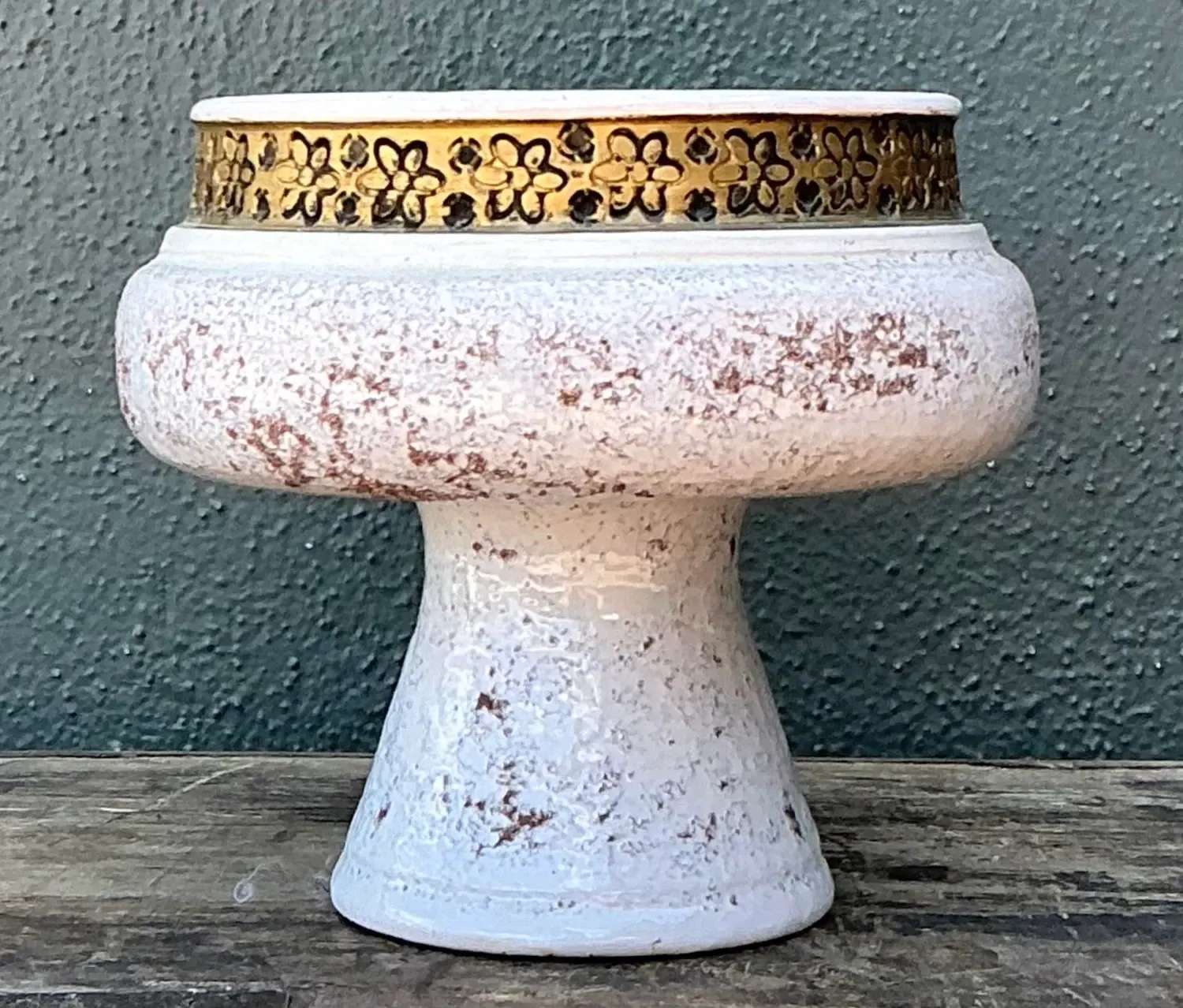 Vintage Italian Rosenthal Nutter Glazed Ceramic Bowl — additional photo 2