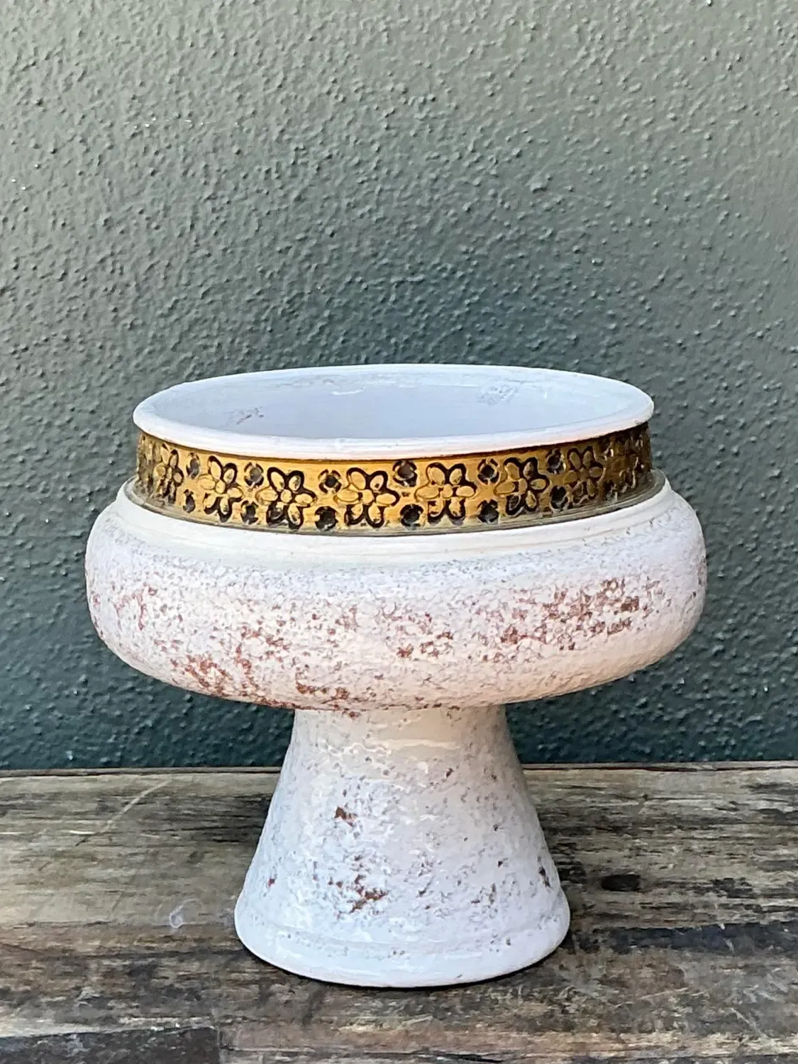 Vintage Italian Rosenthal Nutter Glazed Ceramic Bowl — additional photo 3