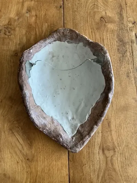 Vintage Italian Scagliola Artisan Made Pigmented Plaster Turtle Shell — additional photo 6