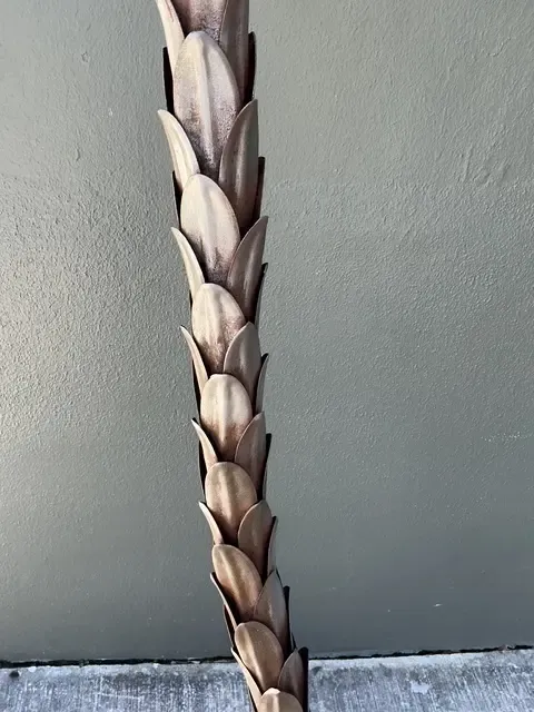 Vintage Italian Silver Tole Palm Tree — additional photo 4