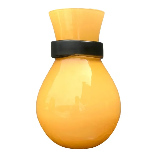 Vintage Italian Simon Moore for Salviati “Fasciati” Vase — additional photo 1