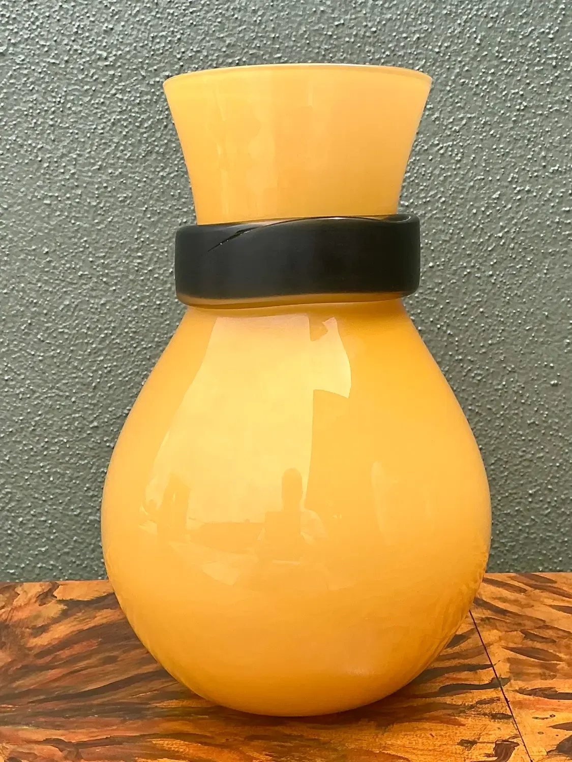 Vintage Italian Simon Moore for Salviati “Fasciati” Vase — additional photo 5