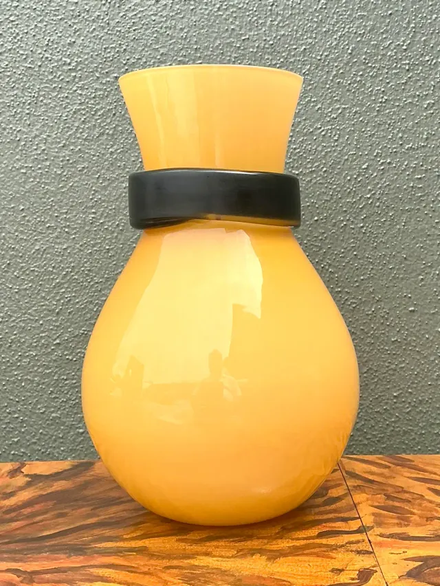 Vintage Italian Simon Moore for Salviati “Fasciati” Vase — additional photo 6