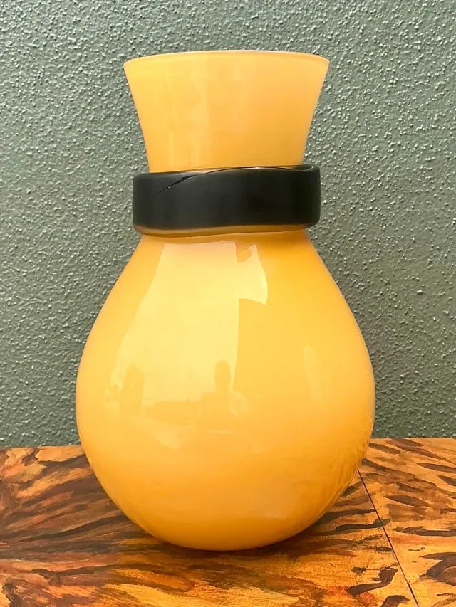 Vintage Italian Simon Moore for Salviati “Fasciati” Vase — additional photo 7