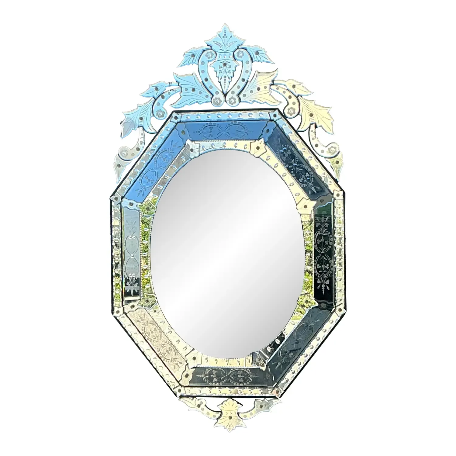 Vintage Italian Venetian Glass Mirror