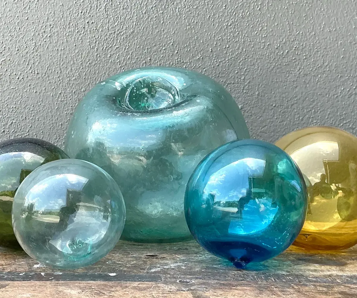 Vintage Japanese Glass Buoys - Set of 5 — additional photo 4