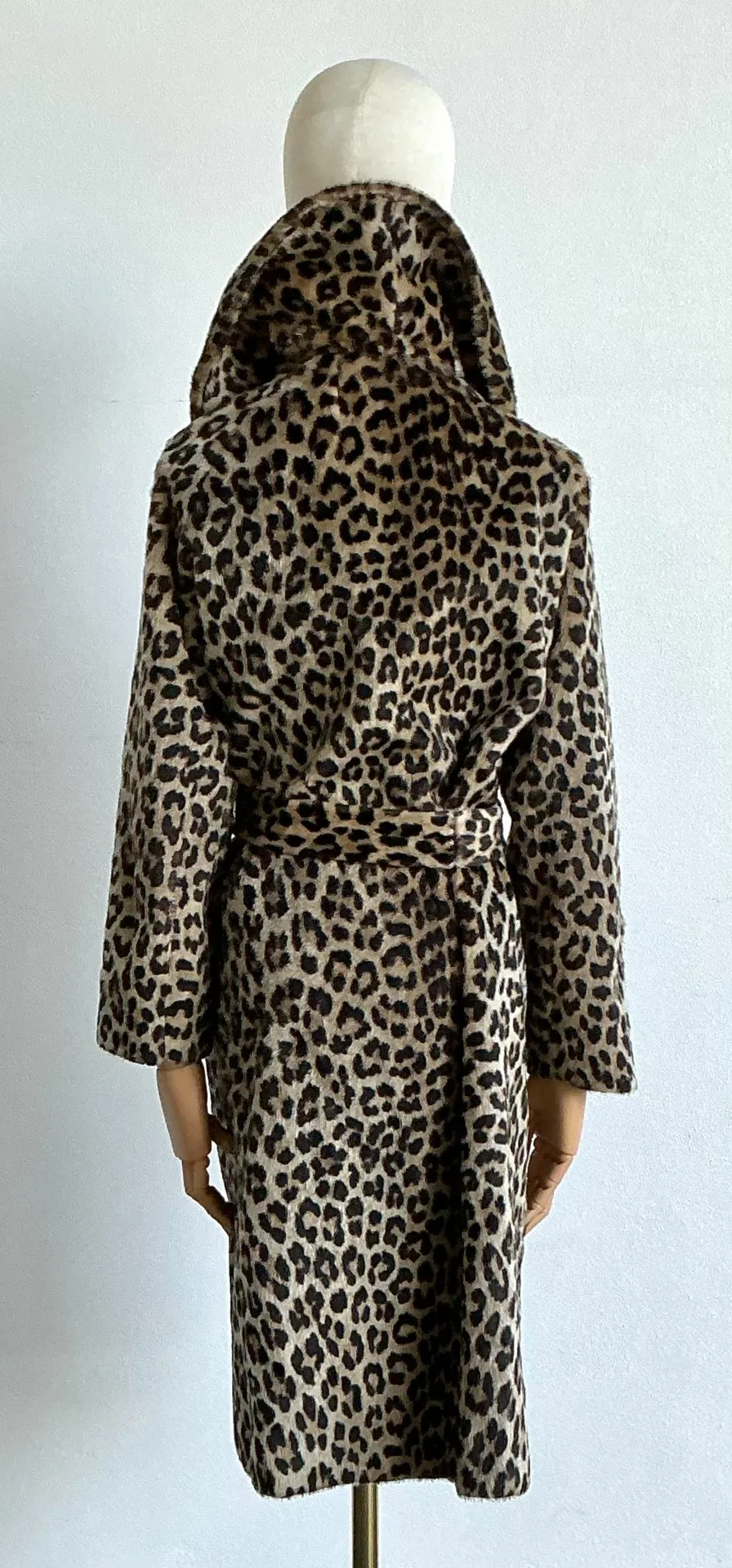 Vintage Kilimanjaro Faux Leopard Coat By Sidney Blumenthal — additional photo 2