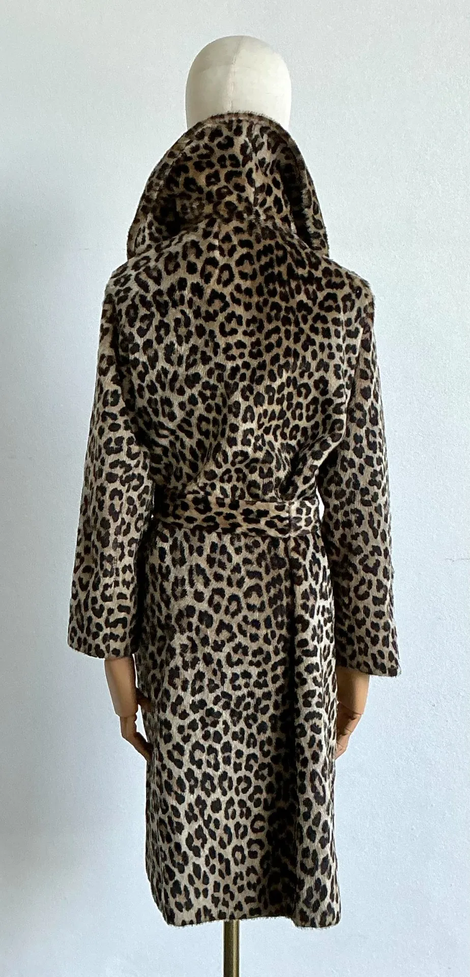 Vintage Kilimanjaro Faux Leopard Coat By Sidney Blumenthal — additional photo 3