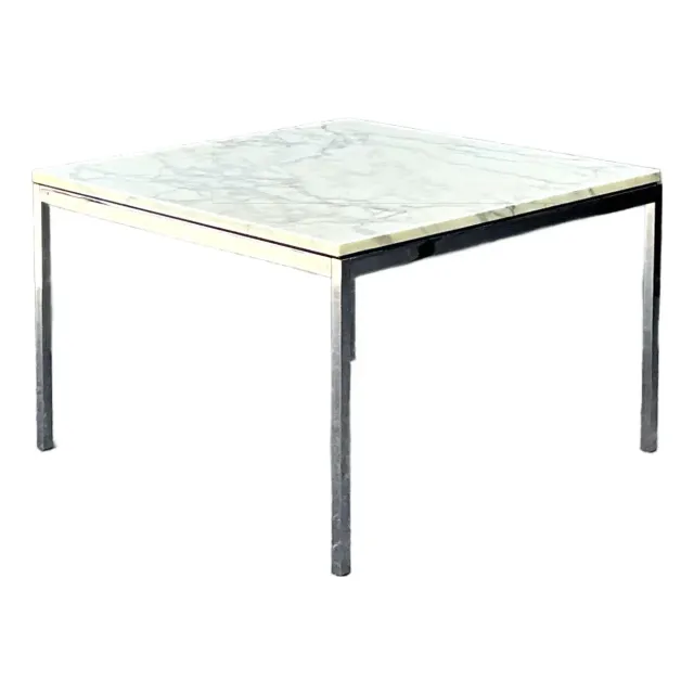 Vintage Knoll Marble Top Side Table — additional photo 1