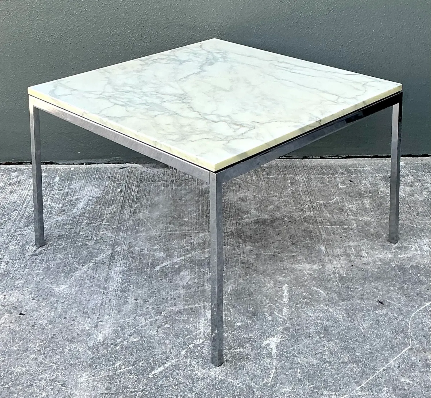 Vintage Knoll Marble Top Side Table — additional photo 4