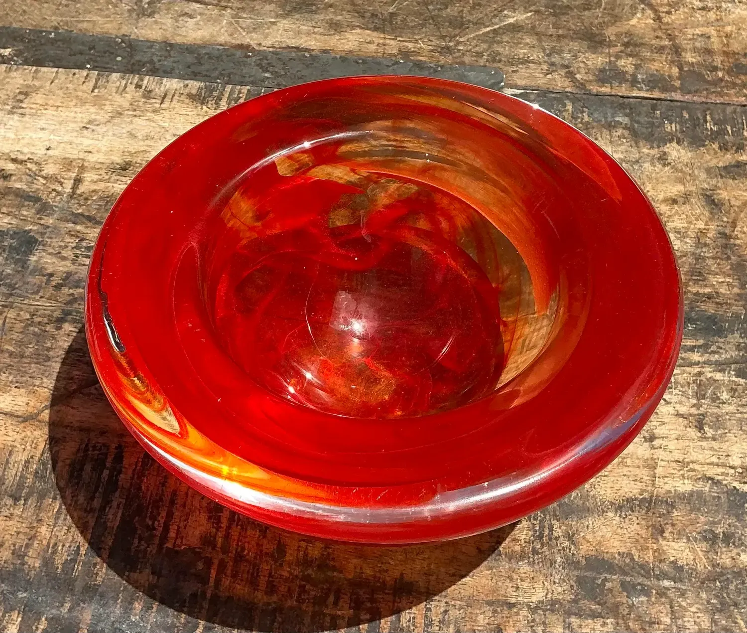 Vintage Kosta Boda Glass “Atoll” Bowl — additional photo 1