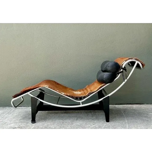 Vintage Lc2 Chaise Lounge After Corbusier — additional photo 3